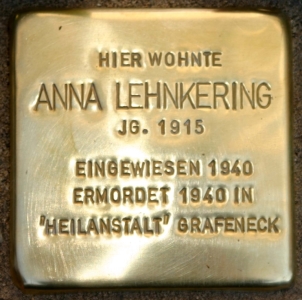 Stolperstein für Anna Lehnkering